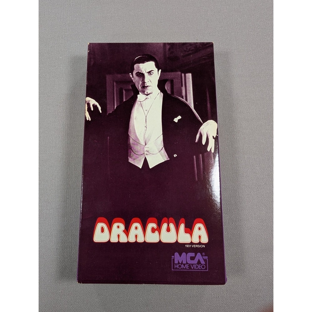 Dracula VHS 1931 Bela Lugosi MCA Home Video Horror Classic VHS 55003